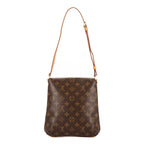 Louis Vuitton Musette Salsa Long Strap Brown Monogram Canvas Shoulder Bag — view 5