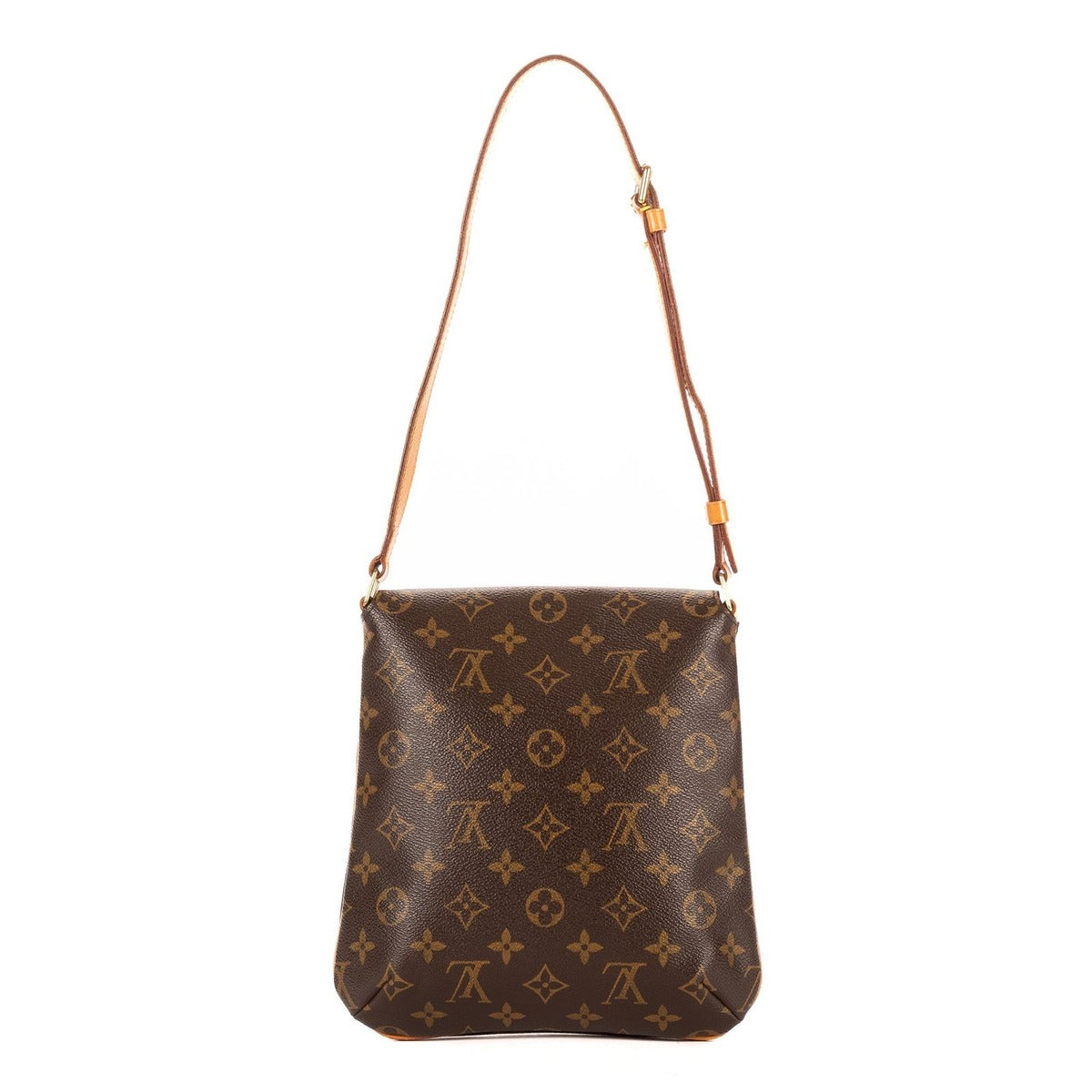 Louis Vuitton Musette Salsa Long Strap Brown Monogram Canvas Shoulder Bag — view 5