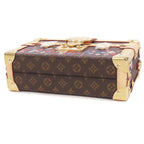 Louis Vuitton LV x Takashi Murakami Petite Brown Monogram Canvas Pochette — view 3