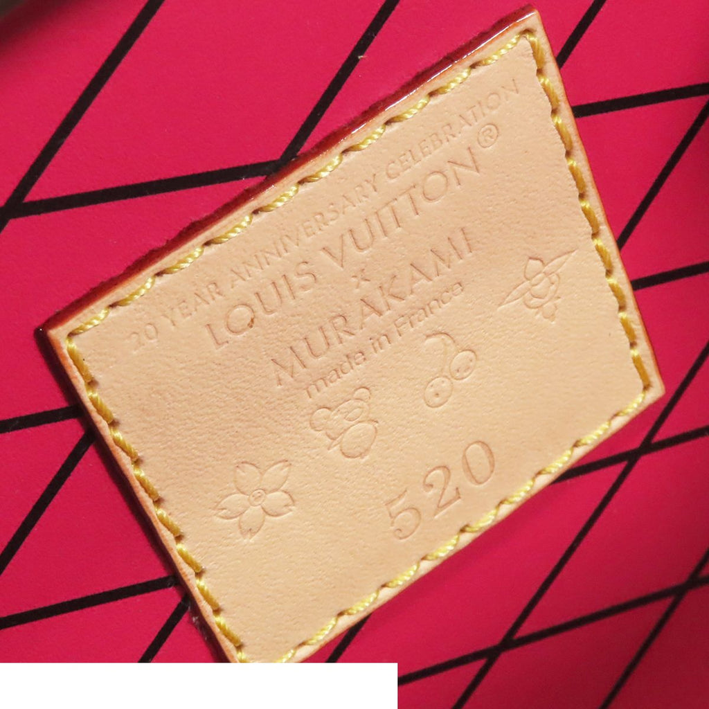 Louis Vuitton LV x Takashi Murakami Petite Brown Monogram Canvas Pochette — view 8