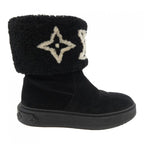 Louis Vuitton Logo Suede Snowdrop Line Boots