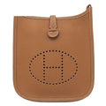 Hermes Shoulder Bag Evelyne TPM 16 Long Amazon Taurillon Clemence Gold Silver