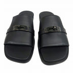 Hermes Gabriel Sandals So-Black Size 41 Shoes — view 3