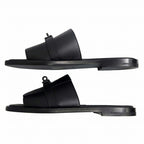 Hermes Gabriel Sandals So-Black Size 41 Shoes — view 5