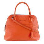 Hermes Bolide 31 2-Way Shoulder Taurillon Clemence Orange A Handbag