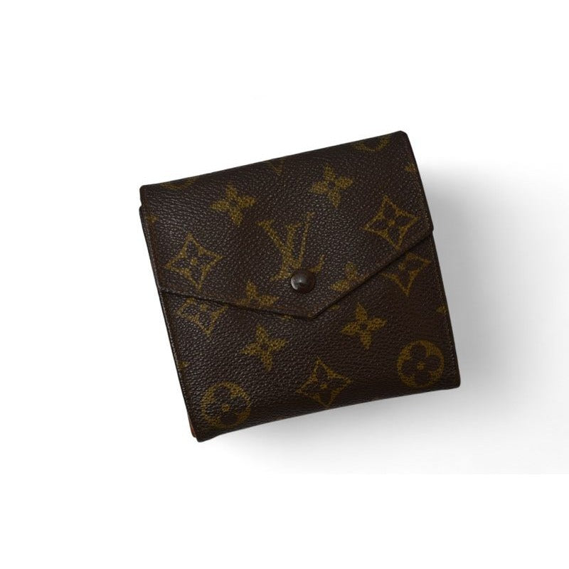 Louis Vuitton Wallet Monogram Fold No.190 Vintage Antique — view 2
