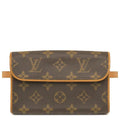 Louis Vuitton Waist Bag Pochette Florentine Monogram Canvas Gold