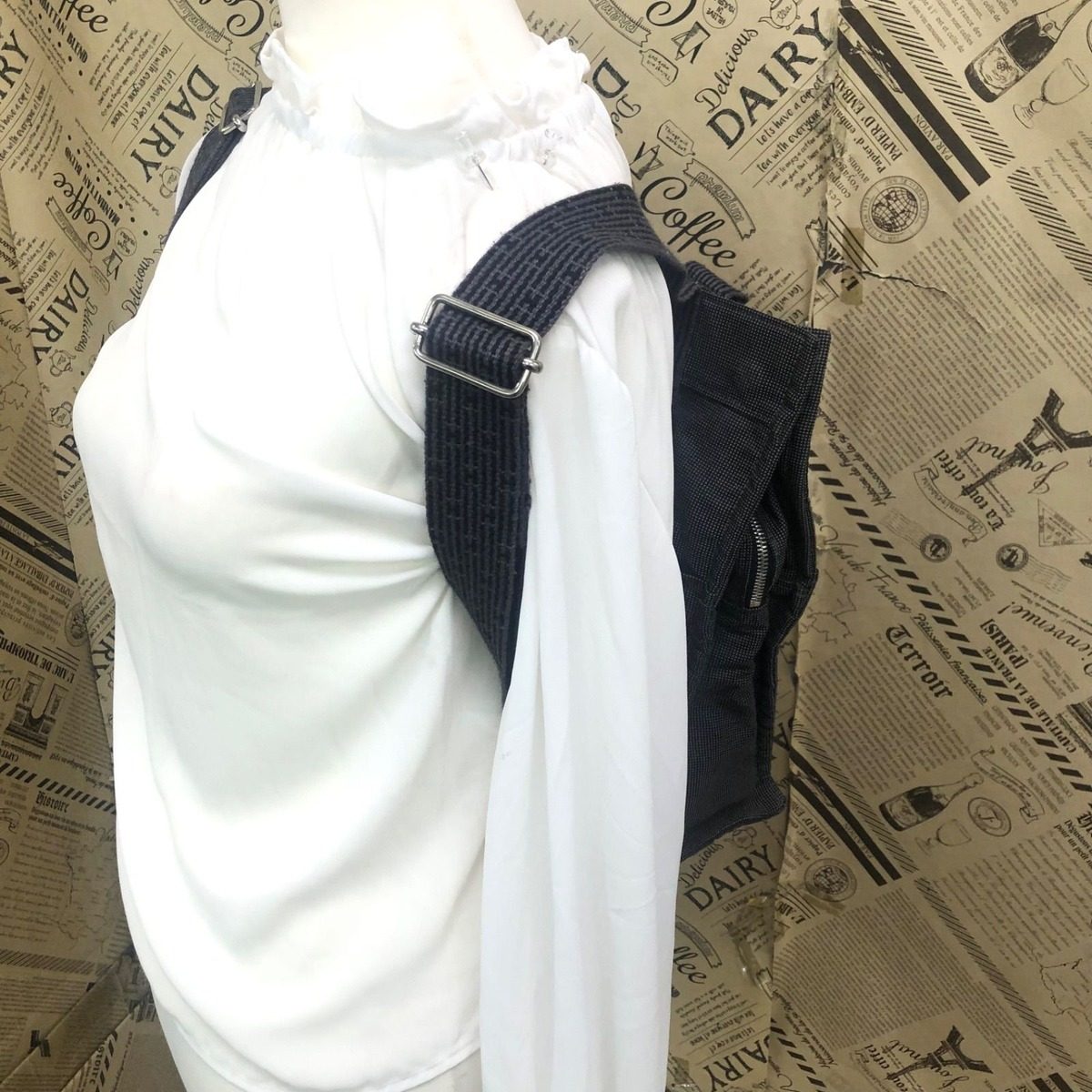 Hermes Her Line a Dos MM Canvas Backpack — view 3