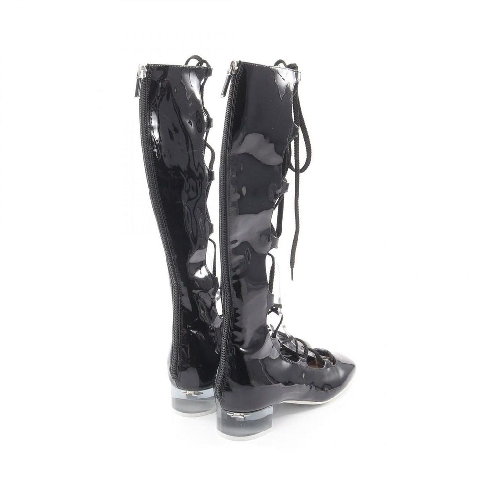 Dior Boots Lace Up Patent Leather — view 2