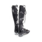 Dior Boots Lace Up Patent Leather — view 2