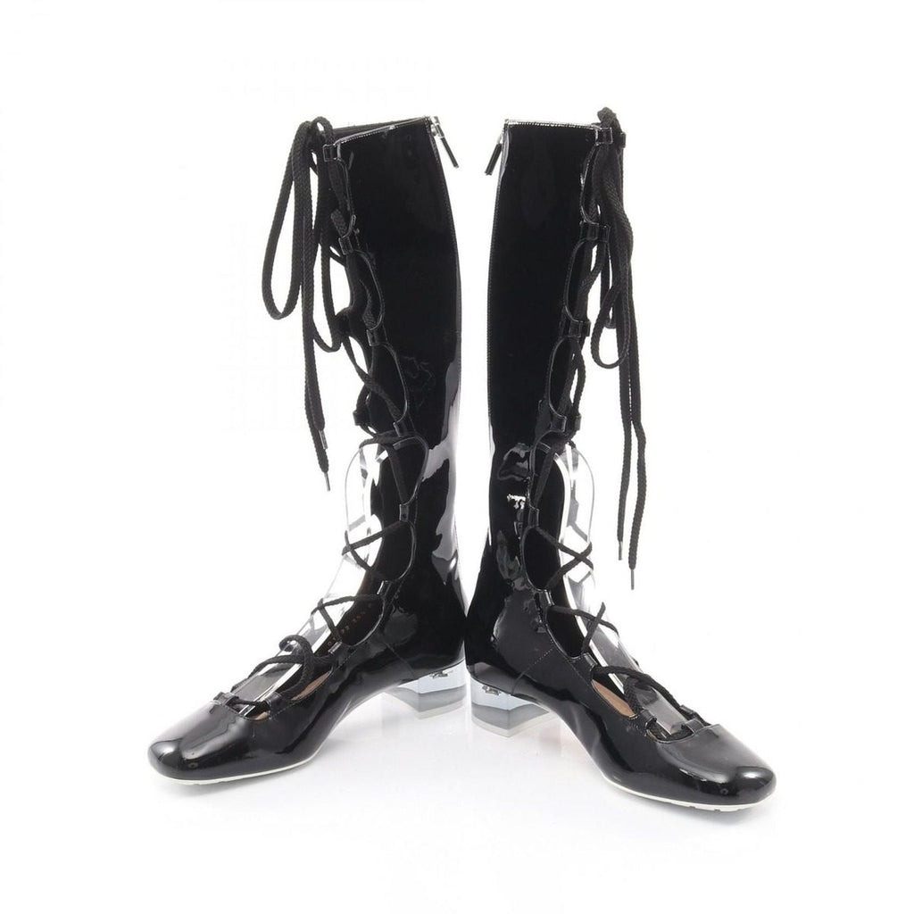 Dior Boots Lace Up Patent Leather — view 3