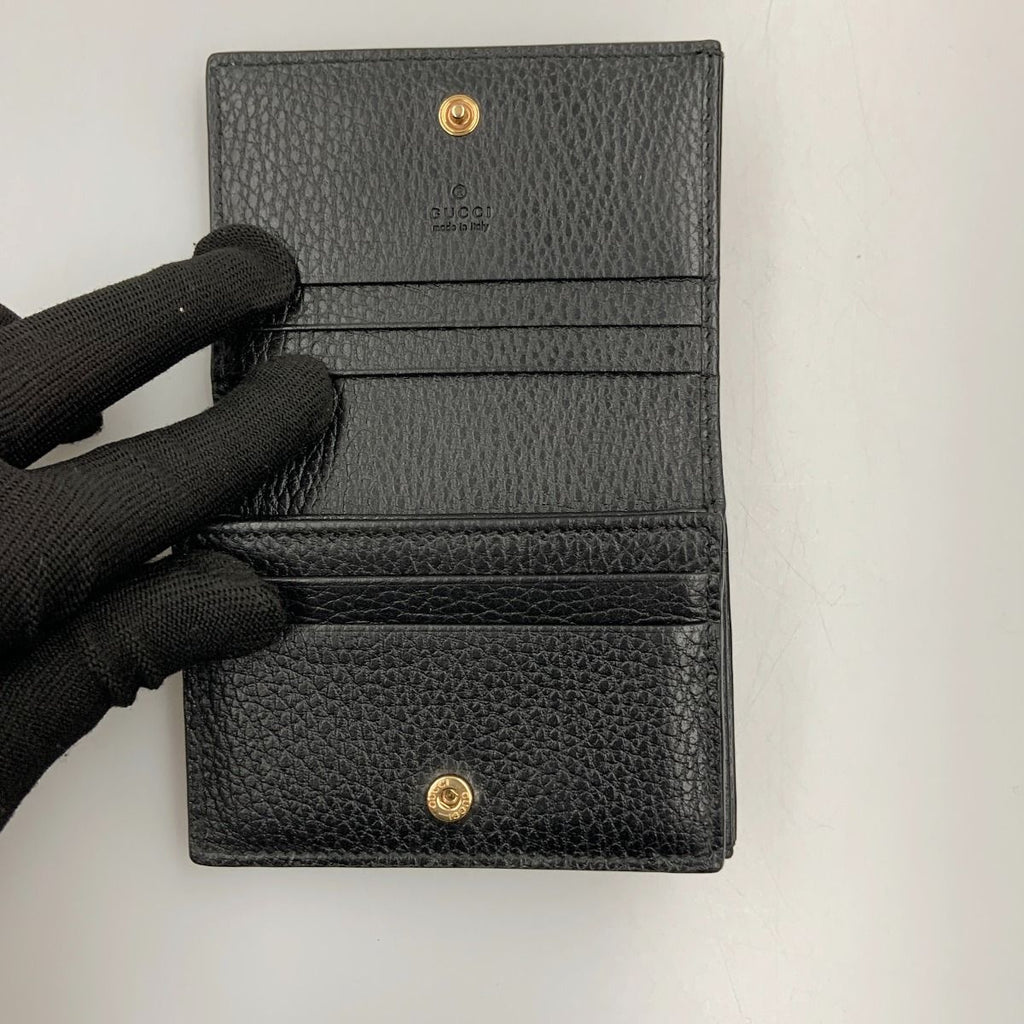 Gucci GG Marmont Supreme Mini Wallet Bifold Beige — view 5