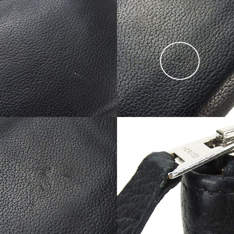 Hermes Round Zipper Long Wallet Azapplong Classiccles Zarj Engraved Silverhardw — view 5