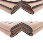 Fendi Roma Micro 8 M0395 Leather Pink Trifold Wallet 0377 — view 3