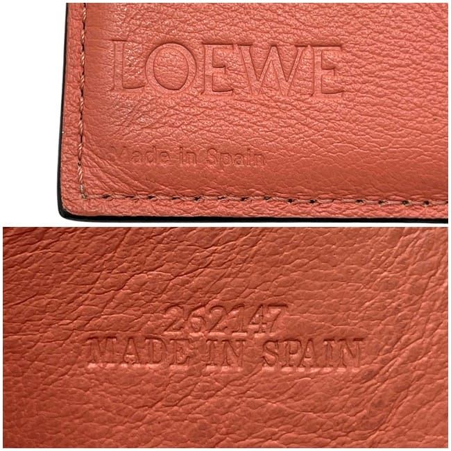 Loewe Trifold Wallet Beige Brown — view 4