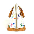 Louis Vuitton Handbag Alma Monogram Multicolor Canvas Bronze White — view 3