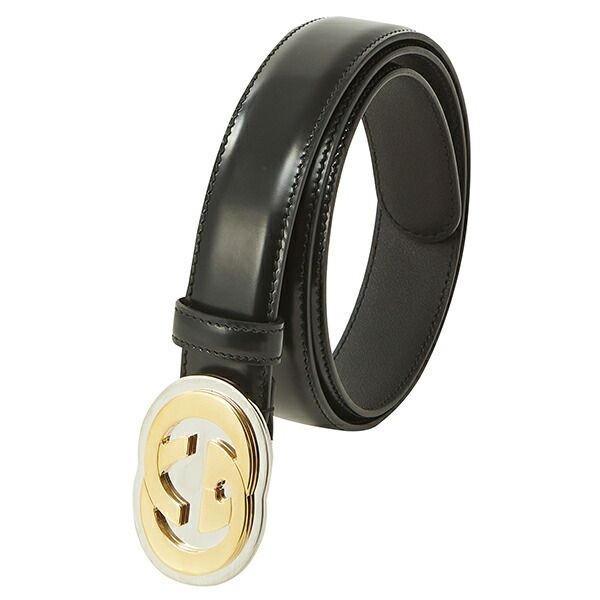 Gucci Belt Interlocking G Black 85 cm — view 3