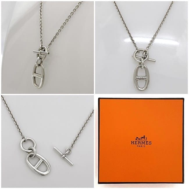 Hermes Necklace Chaine D'ancre Amulet Silver — view 3