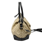 Gucci 2-way Shoulder Bag Diamante Black And Beige — view 3