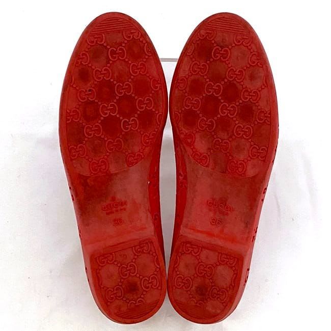 Gucci Shoes Red Orange Cima — view 3
