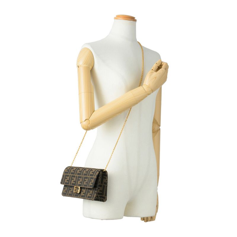 Fendi Shoulder Baguette Brown — view 6