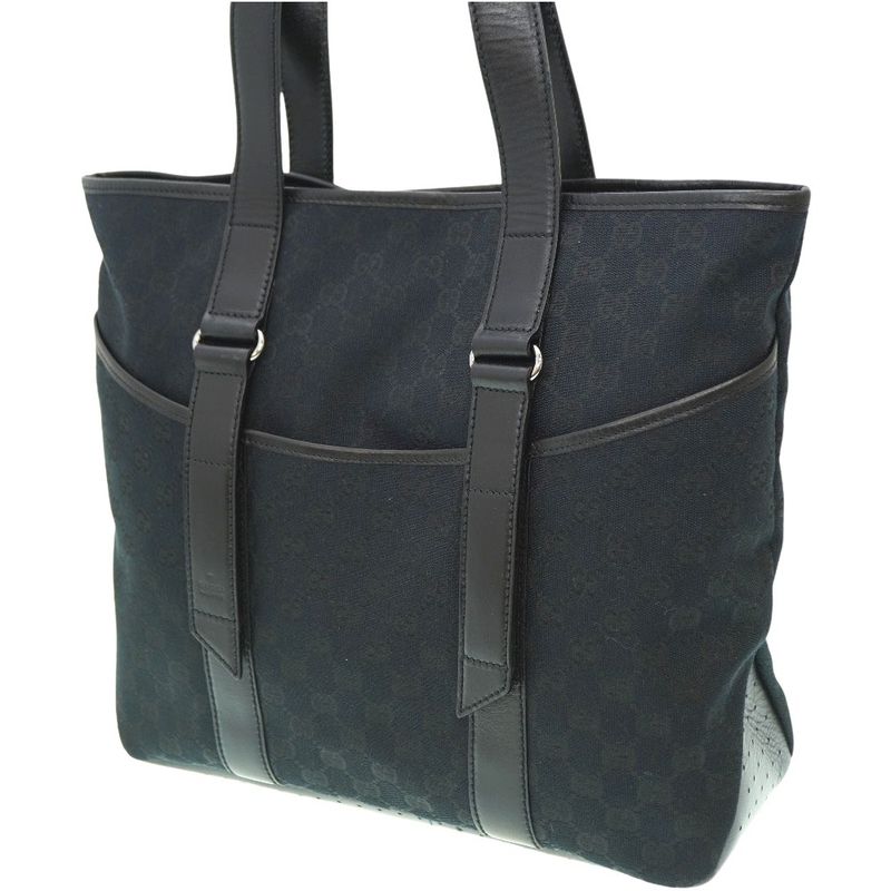 Gucci GG Canvas Tote Bag Black 0018 — view 2