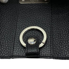 Gucci 6-Ring Key Case Hook Ring Small Leather Black — view 8