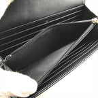 Chanel Quilted CC Logo Turnlock Wallet Black — view 8