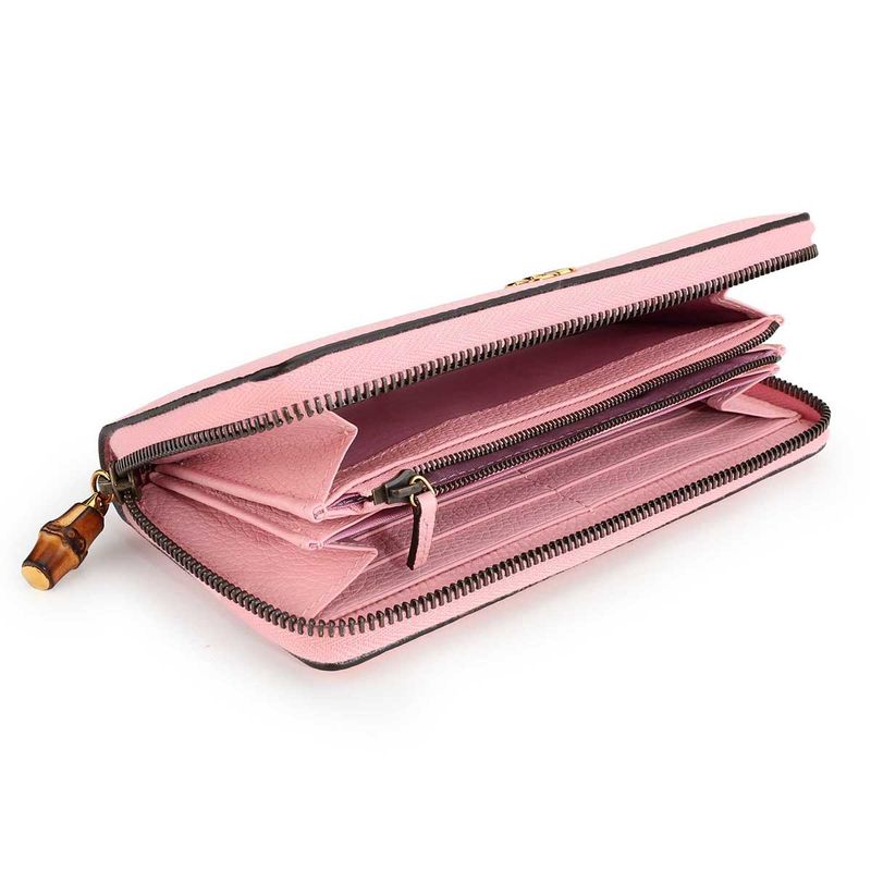 Gucci Long Wallet GG Marmont Pink — view 4