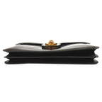 Hermes Vintage Leather Black Handbag 1126 — view 4