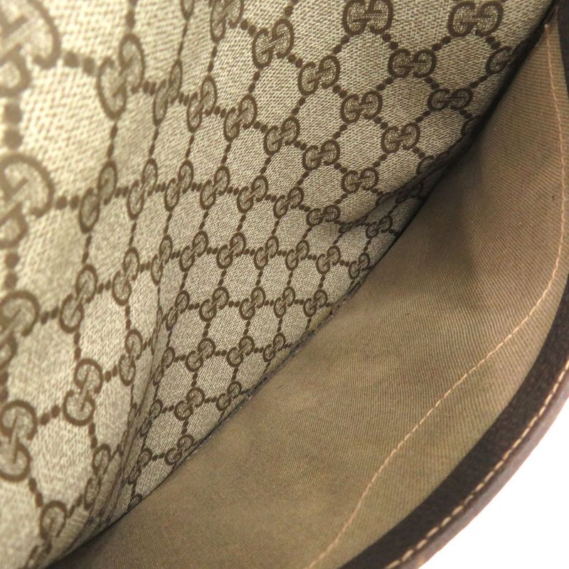 Gucci Vintage Sherry GG 39 002 4487 Canvas Beige Tote Bag 1656 — view 7