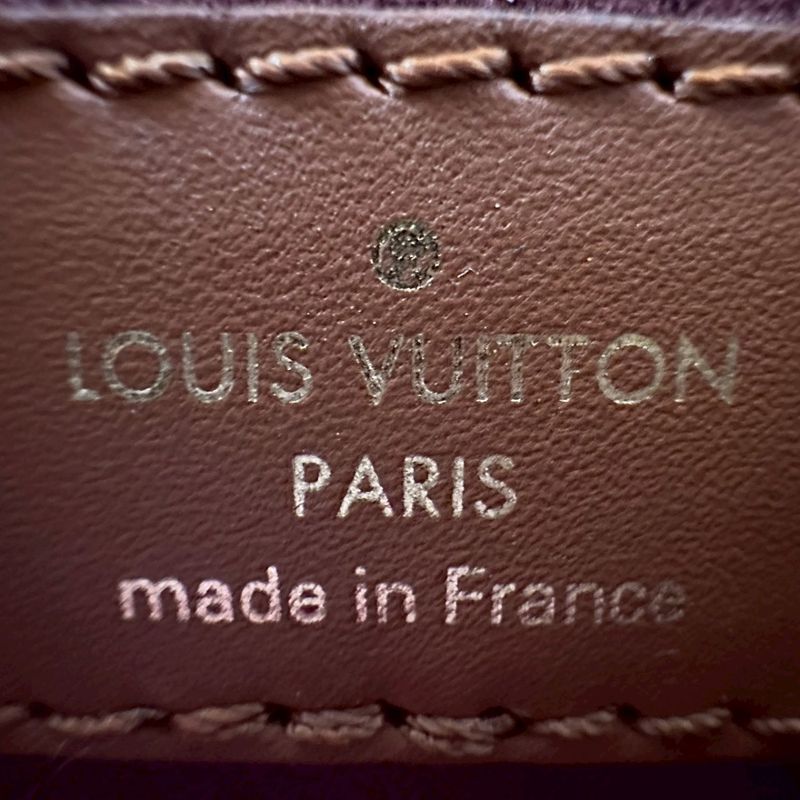 Louis Vuitton Jacquard Leather Petite Sac Plat Monogram Shoulder Bag — view 8