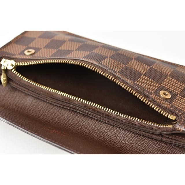 Louis Vuitton Chain Wallet Long Portefeuille Accordeion Damier — view 6