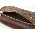 Louis Vuitton Chain Wallet Long Portefeuille Accordeion Damier — view 6