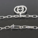 Gucci G Logo Necklace Silver 925 E1033 — view 4