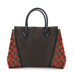 Louis Vuitton Tote W PM Monogram Tuftage Red Logo — view 2