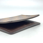 Louis Vuitton Card Case Organizer De Poche Damier Canvas Ebene Brown — view 5