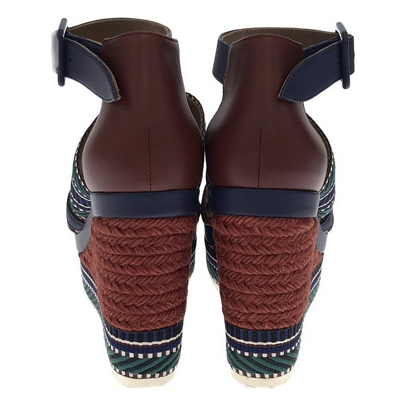 Hermes 2018 SS Roma Espadrille Sandals 35 Multi — view 3