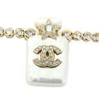 Chanel Constellation Crystal Embellished Gold/Silver Necklace — view 6