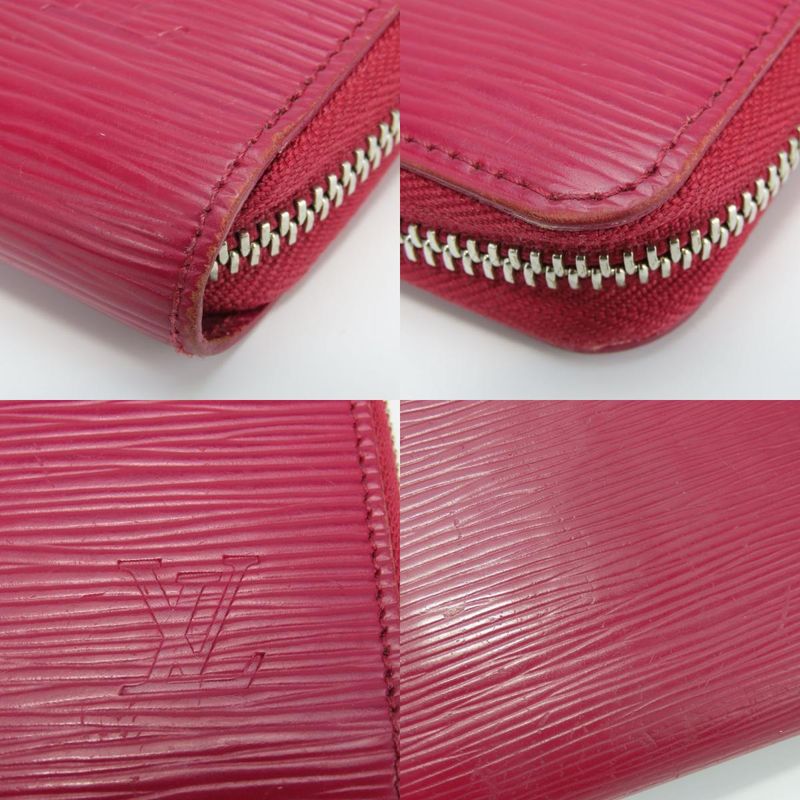 Louis Vuitton Long Wallet Zippy Epi Leather Fuchsia Bordeaux — view 4