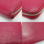 Louis Vuitton Long Wallet Zippy Epi Leather Fuchsia Bordeaux — view 4