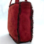 Chanel Mouton Bag Handbag Red — view 4