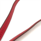 Hermes Kelly Bolide Leather Silver Shoulder Strap Red — view 8