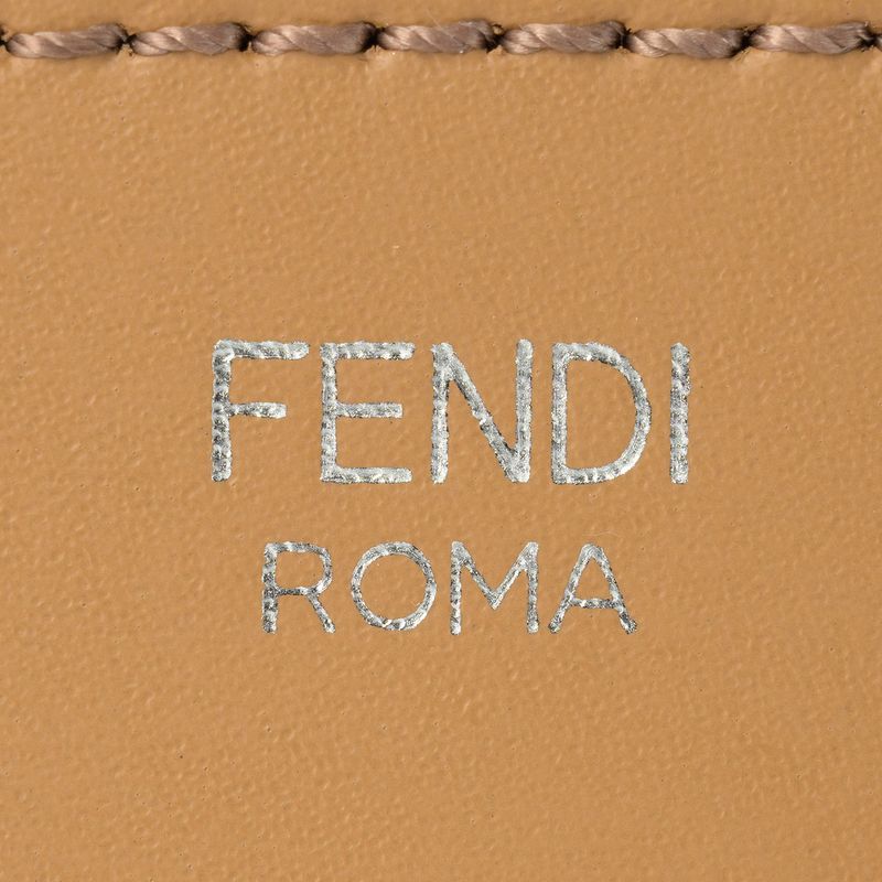 Fendi Shoulder Bag FF Logo Tobacco — view 8