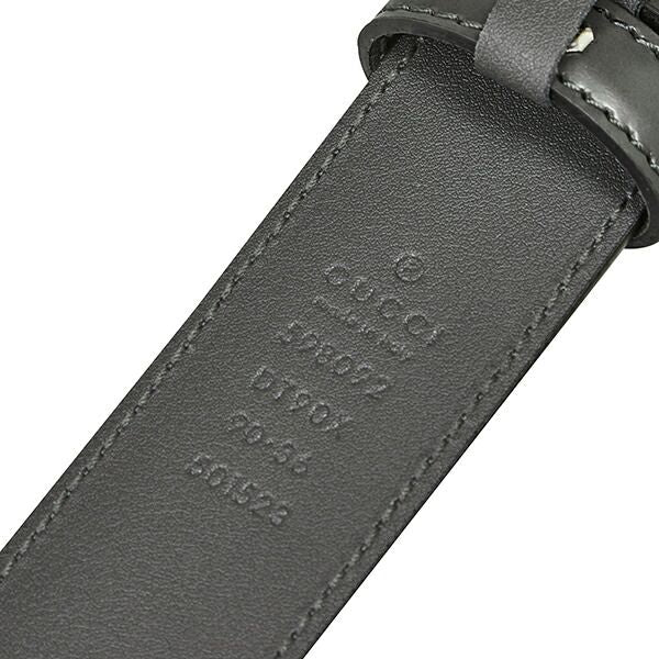 Gucci Belt Interlocking G Dark Gray — view 6