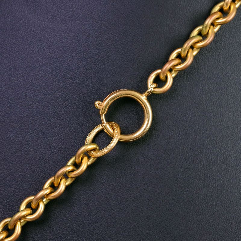 Chanel Coco Mark Gold Plated 93 P 110.4 g Necklace — view 8
