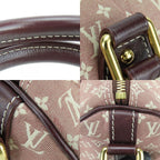 Louis Vuitton Handbag Speedy 30 Bandouliere Monogram Mini Lin Sepia — view 5
