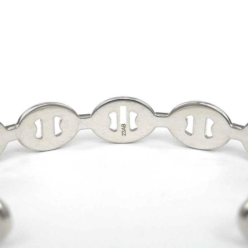 Hermes Bracelet Chaine D'ancre Anchene Bangle SH AG 925 SV Silver — view 7