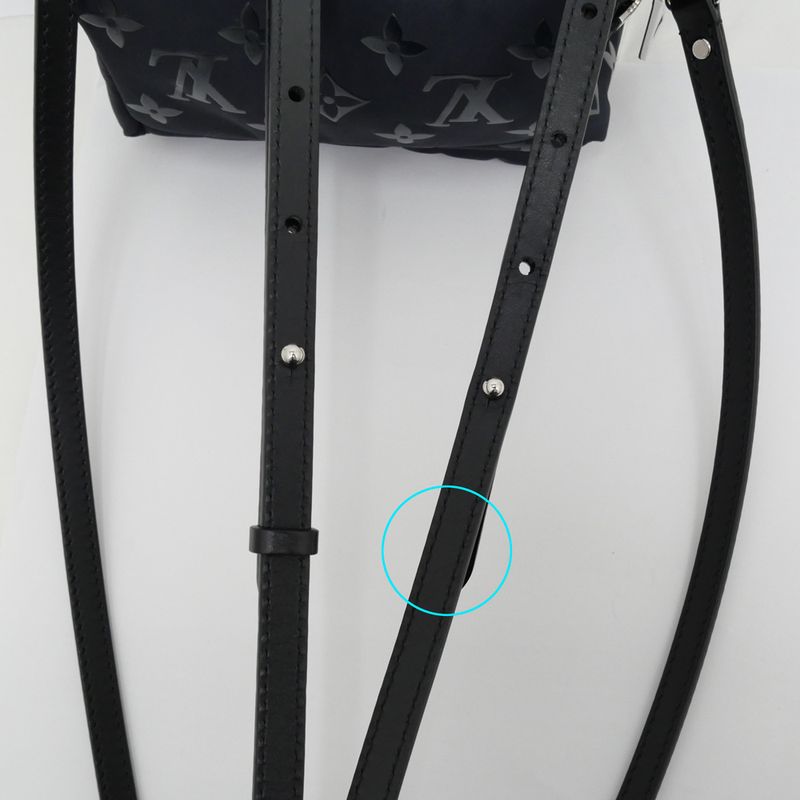 Louis Vuitton Monogram Nylon Palm Springs Mini Backpack Black Bag — view 9