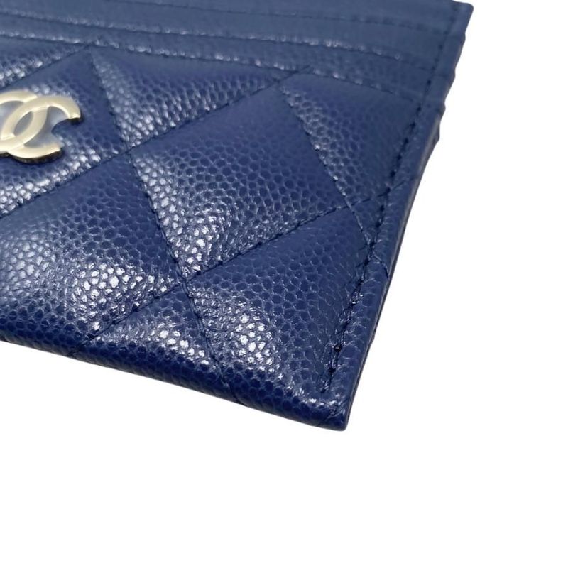 Chanel Card Case Timeless Classic Line Fragment Ap4472 Quilted Caviar — view 5